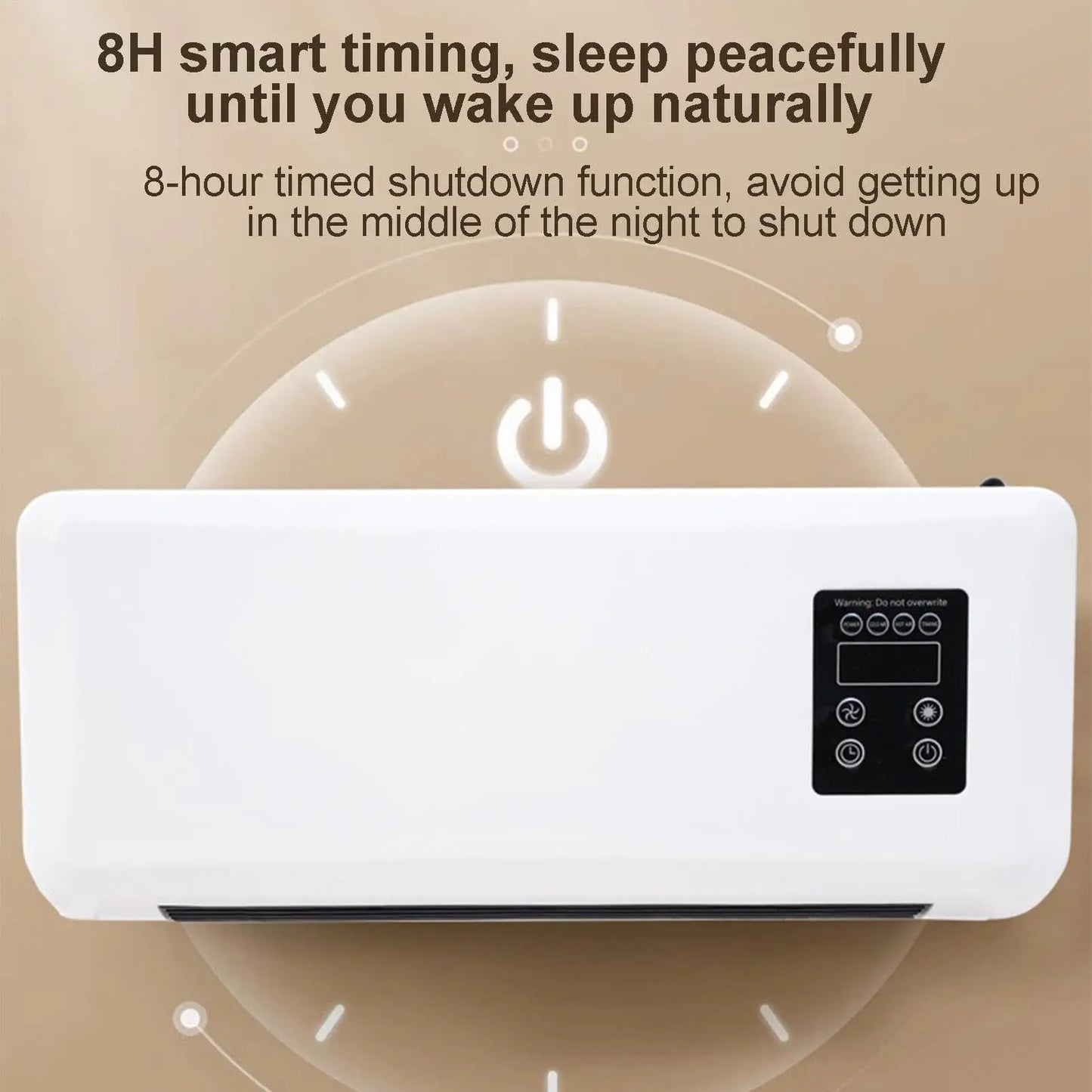 NEW Portable Ductless Air Conditioner Wall-Mounted Air Conditioner Fan and Heater RV Air Conditioner Fan Heater Combo Split