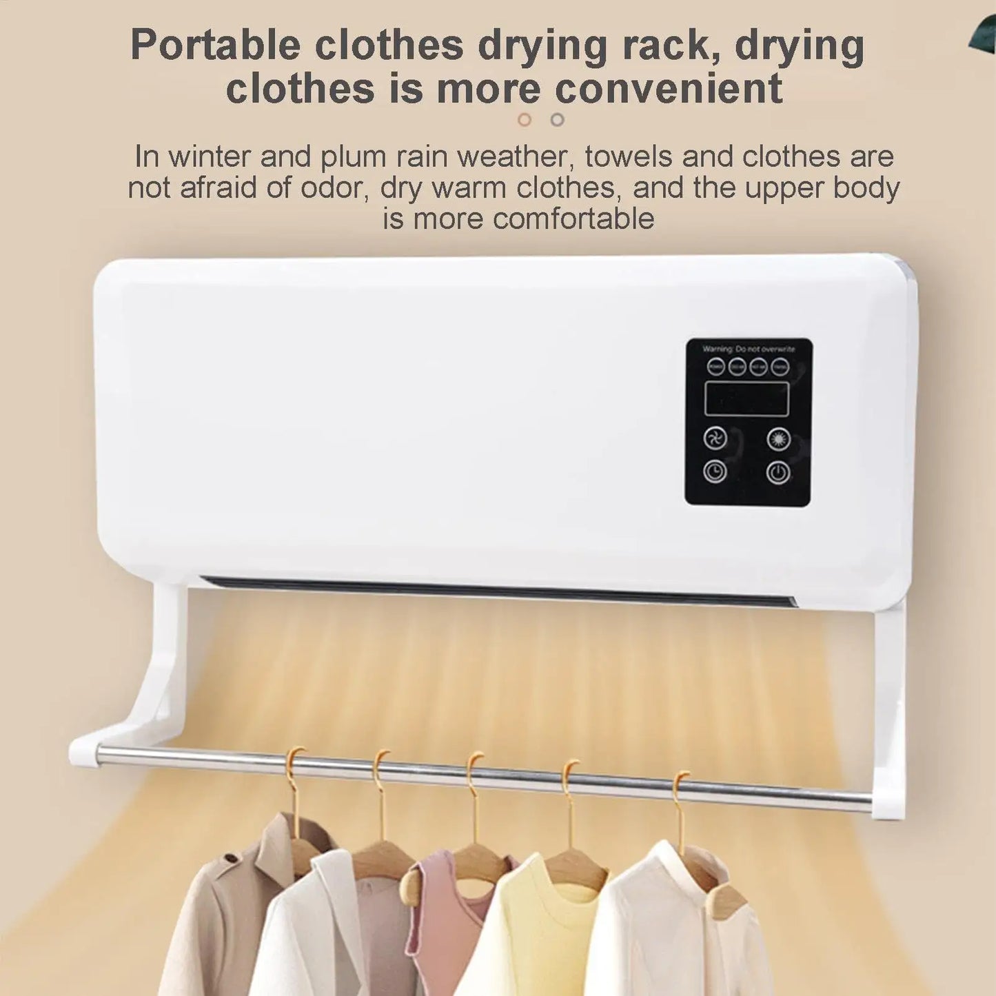 NEW Portable Ductless Air Conditioner Wall-Mounted Air Conditioner Fan and Heater RV Air Conditioner Fan Heater Combo Split