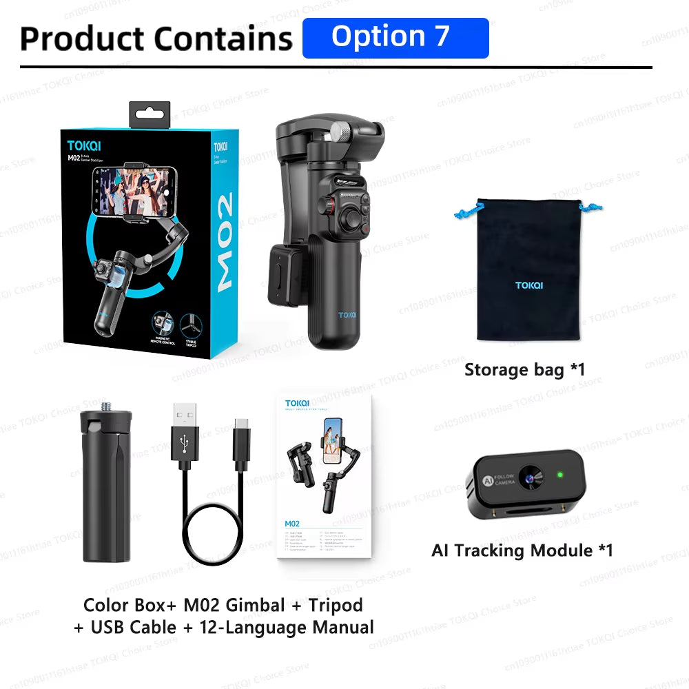 Handheld 3-Axis Gimbal Phone Holder anti Shake Video Record with Selfie Tripod Stabilizer for Xiaomi Iphone Cellphone Smartphone