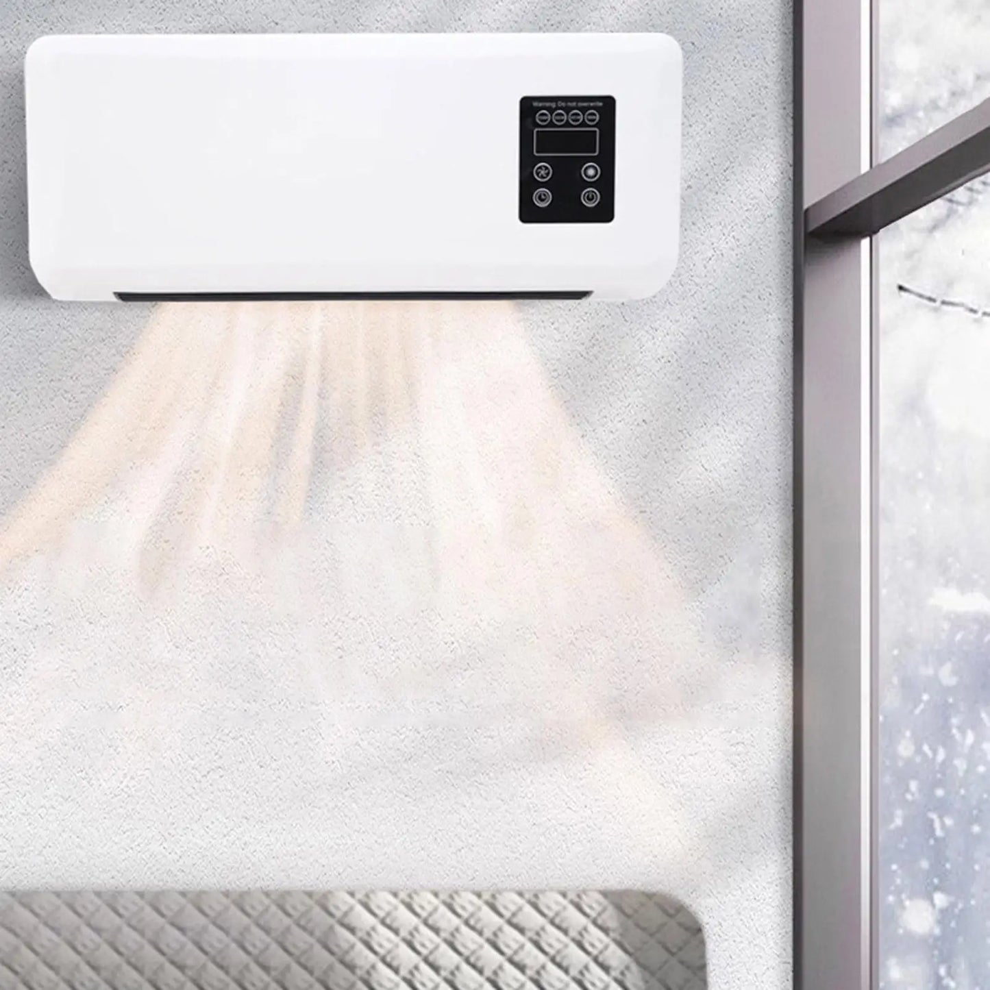 NEW Portable Ductless Air Conditioner Wall-Mounted Air Conditioner Fan and Heater RV Air Conditioner Fan Heater Combo Split