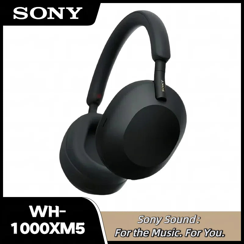 WH-1000XM5 Wireless Headphones Noise Canceling Bluetooth Earphone Bass Stereo Sound Game Business Sports Headset