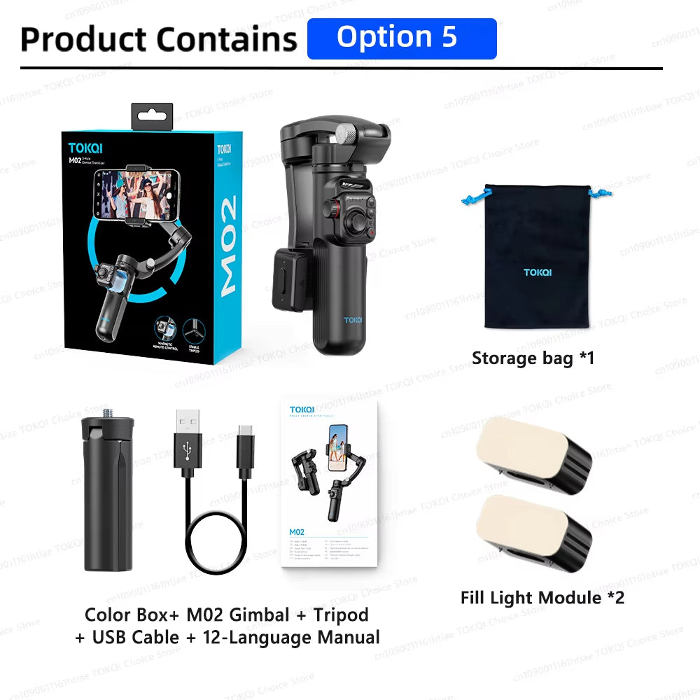Handheld 3-Axis Gimbal Phone Holder anti Shake Video Record with Selfie Tripod Stabilizer for Xiaomi Iphone Cellphone Smartphone