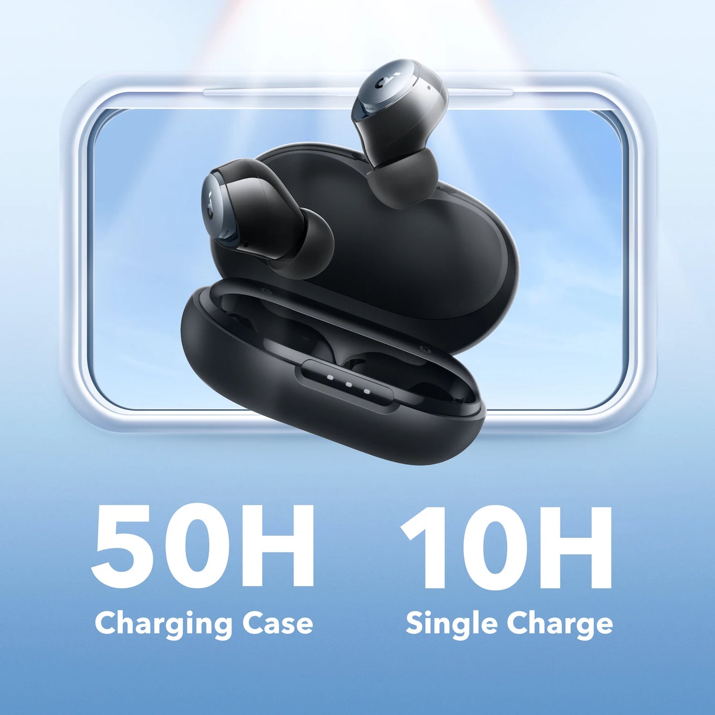 Soundcore by  Space A40 Earphones Adaptive Active Noise Cancelling Wireless Earbuds Wireless Bluetooth Headphones