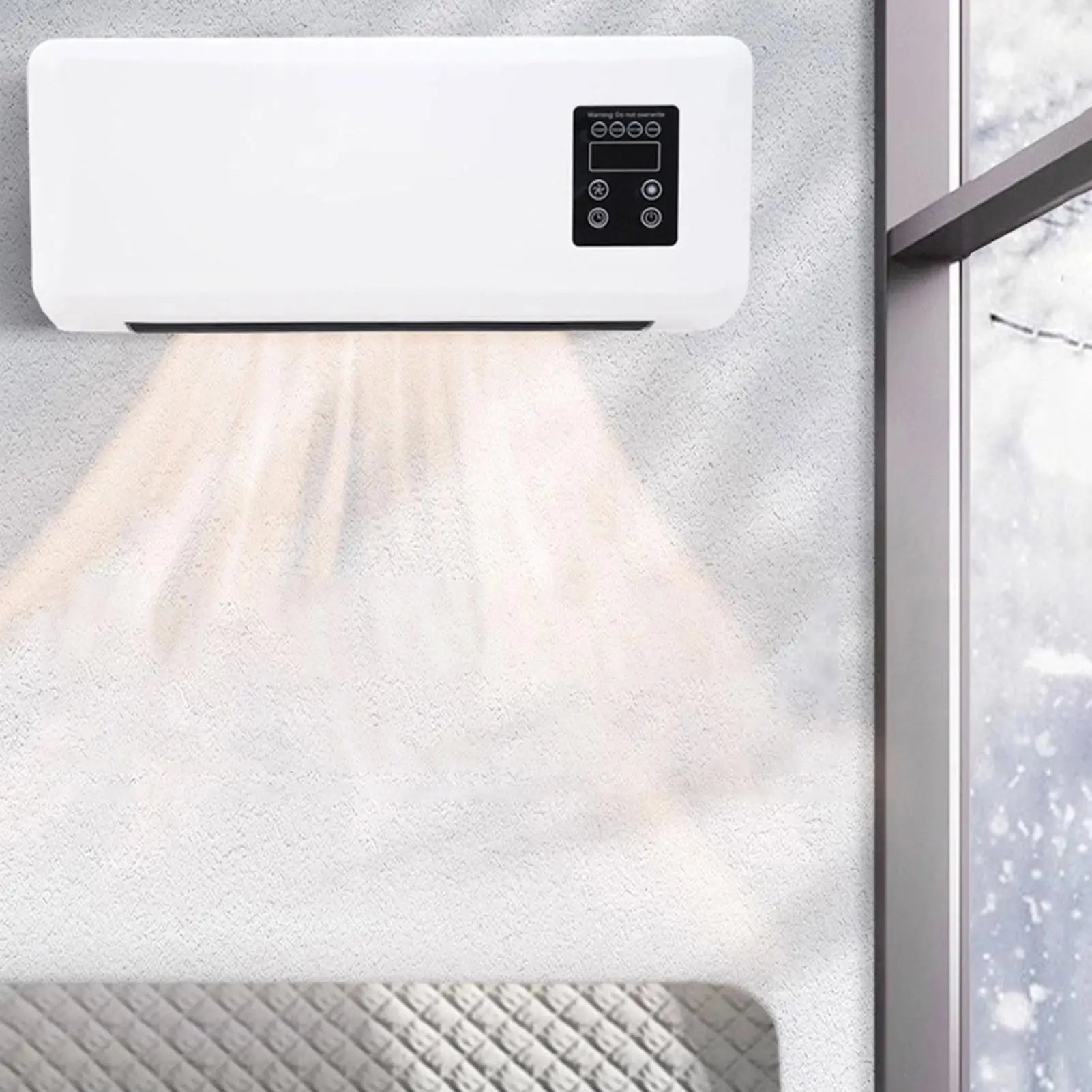 NEW Portable Ductless Air Conditioner Wall-Mounted Air Conditioner Fan and Heater RV Air Conditioner Fan Heater Combo Split