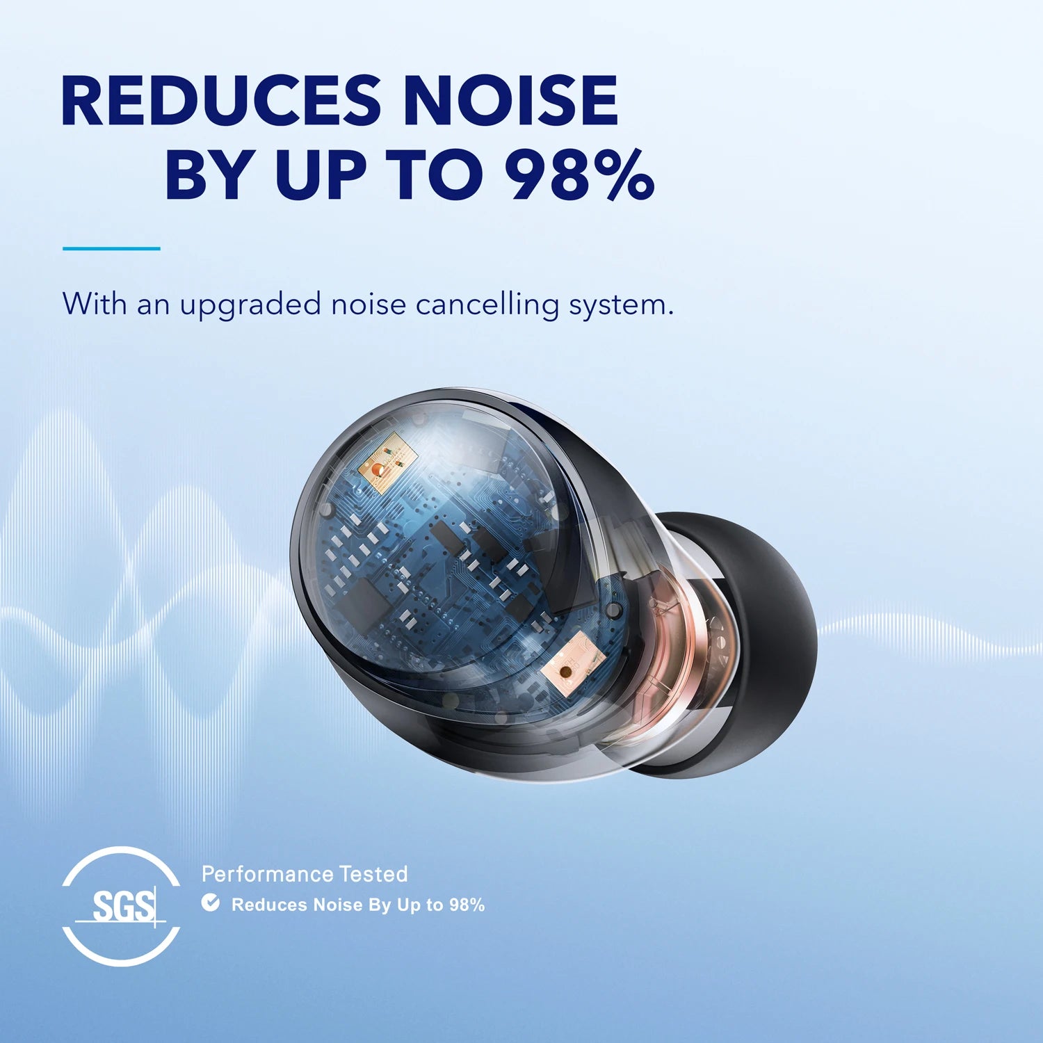 Soundcore by  Space A40 Earphones Adaptive Active Noise Cancelling Wireless Earbuds Wireless Bluetooth Headphones
